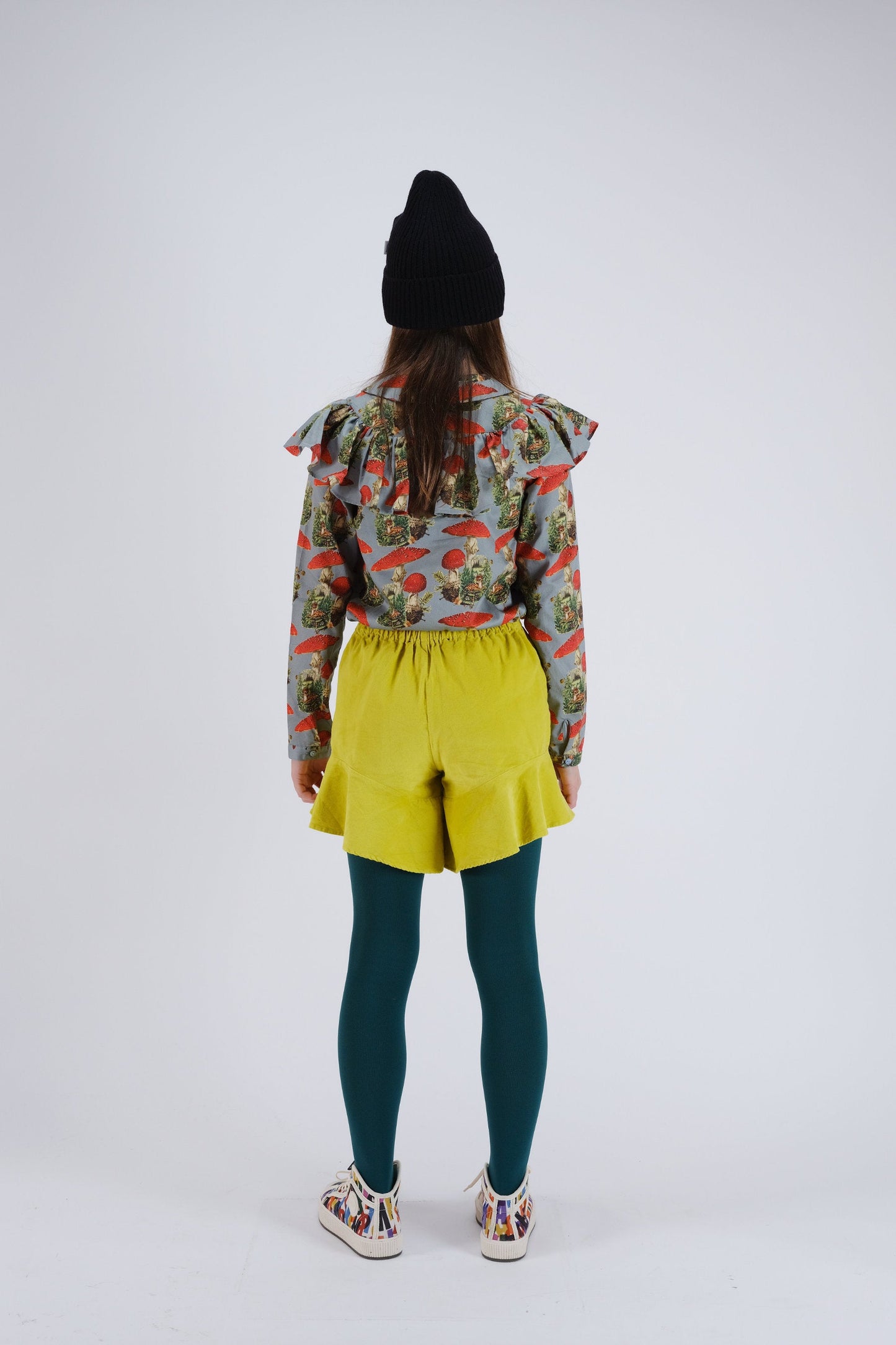 SHORTS Aurélia Velvet Lime