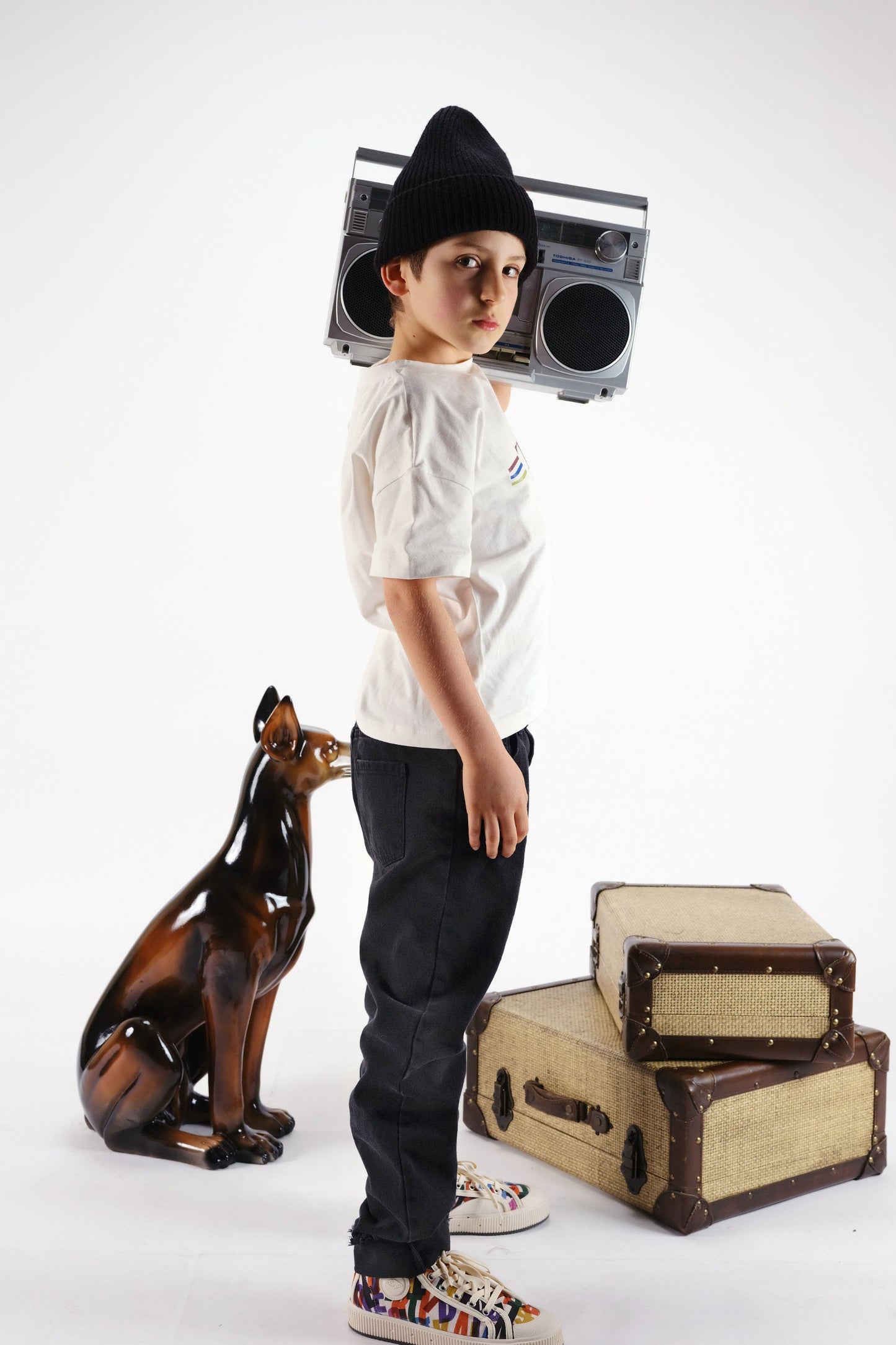 TROUSERS Filipe Denim Black