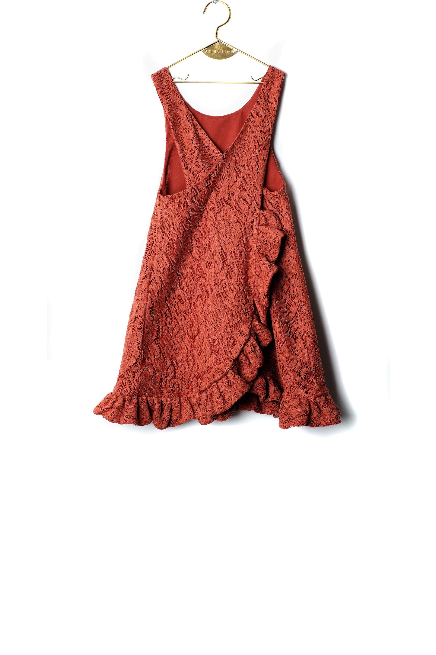 DRESS Clarice Brick Lace