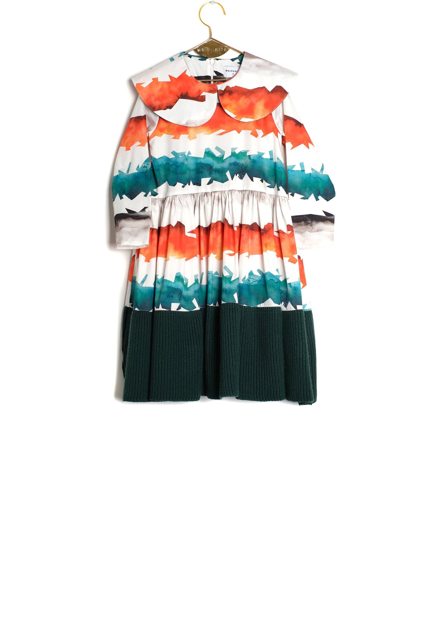 DRESS Palmira Watercolour Stripes