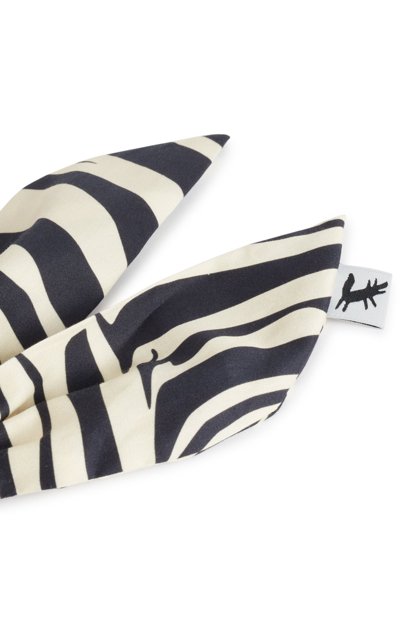 SCRUNCHIE Engrácia Zebra Black