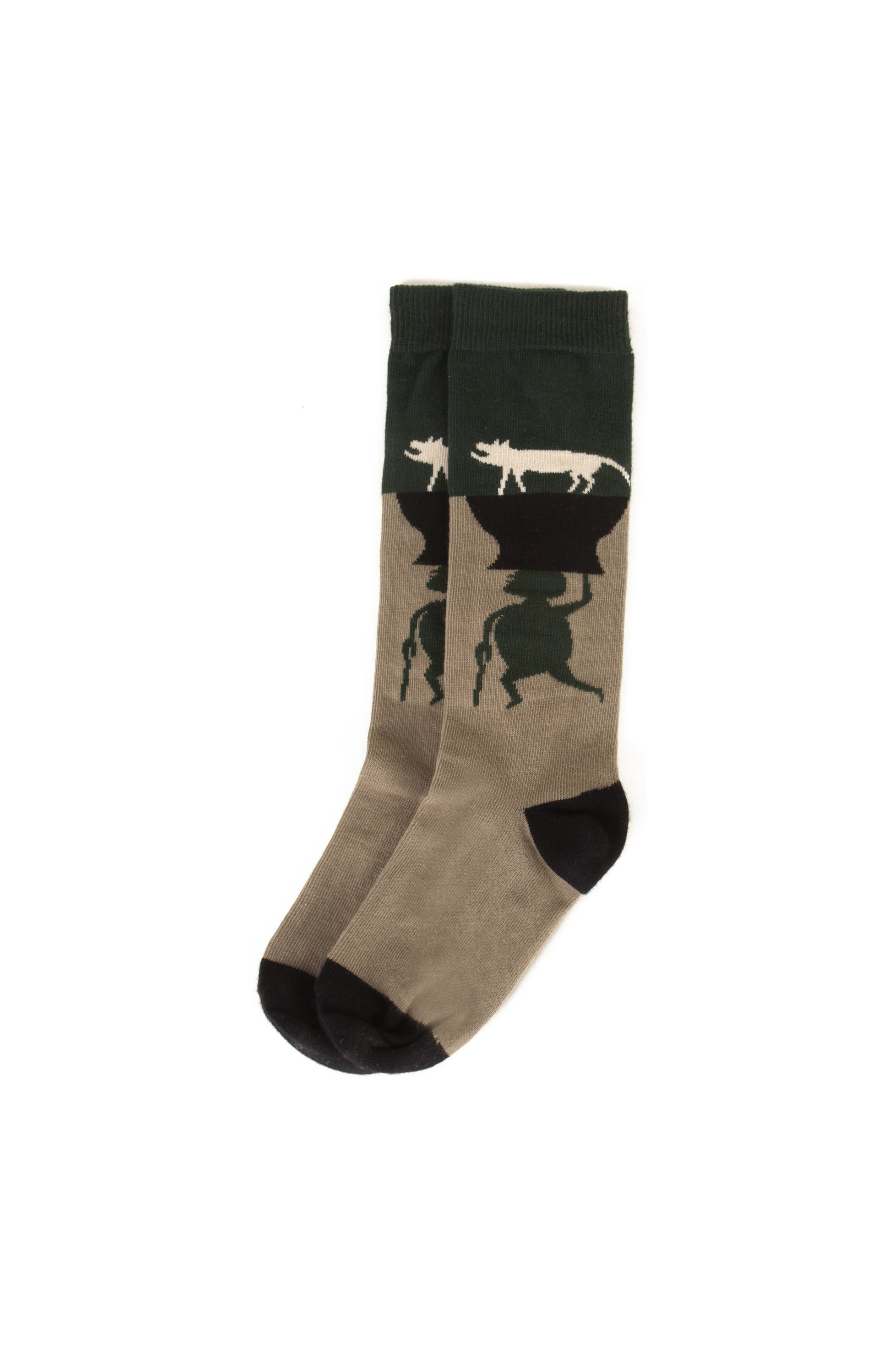 Socks Animals Green