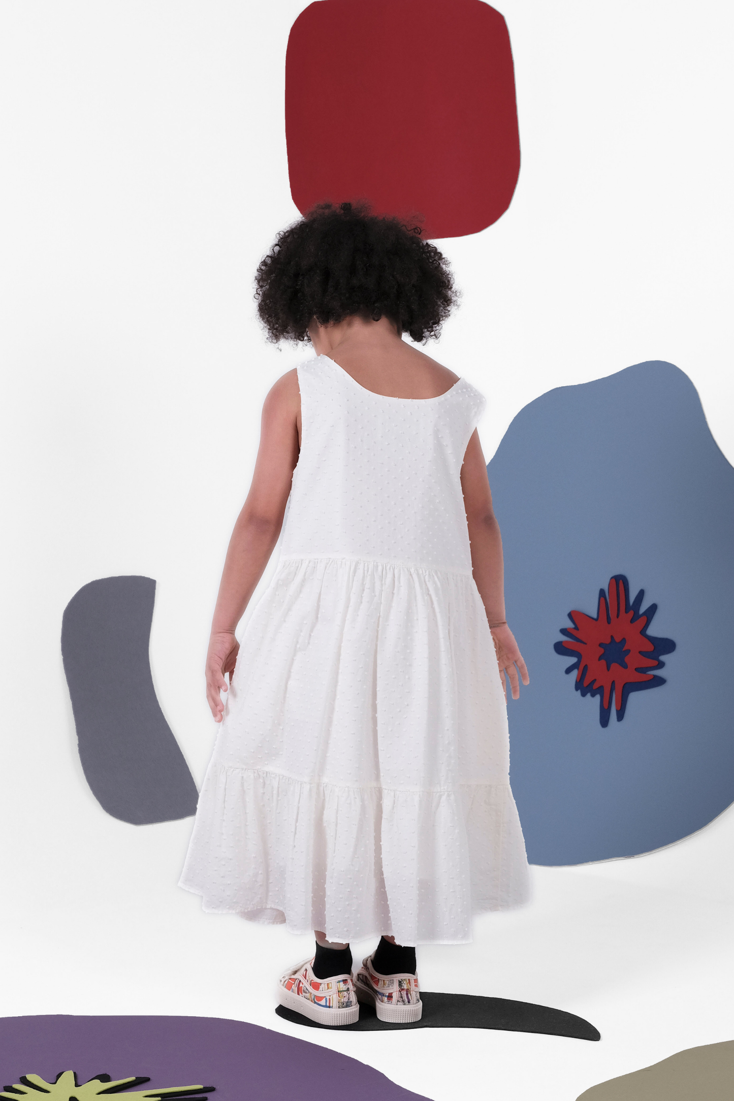 DRESS Jasmim White Freckles