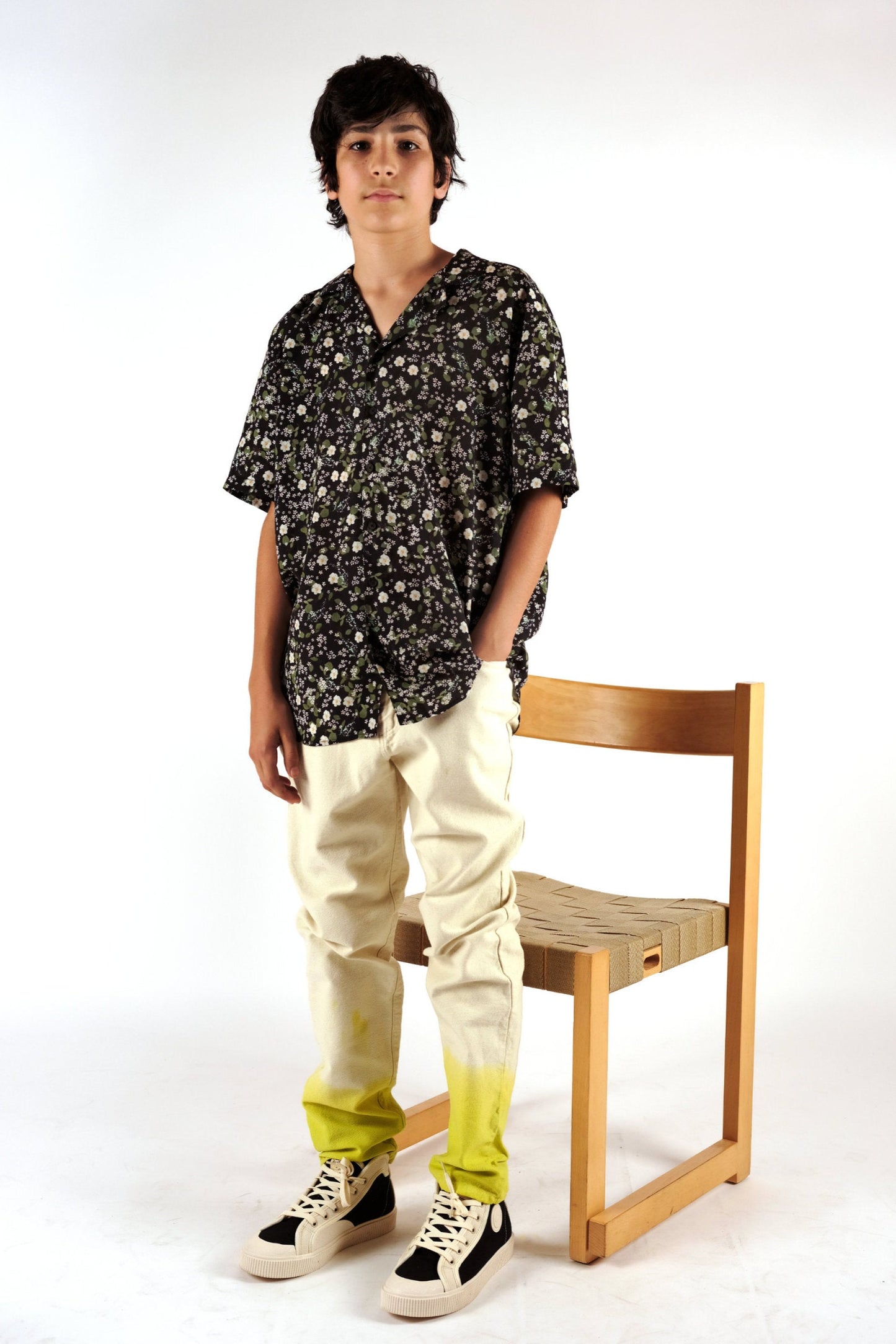TROUSERS Filipe Dip Lime