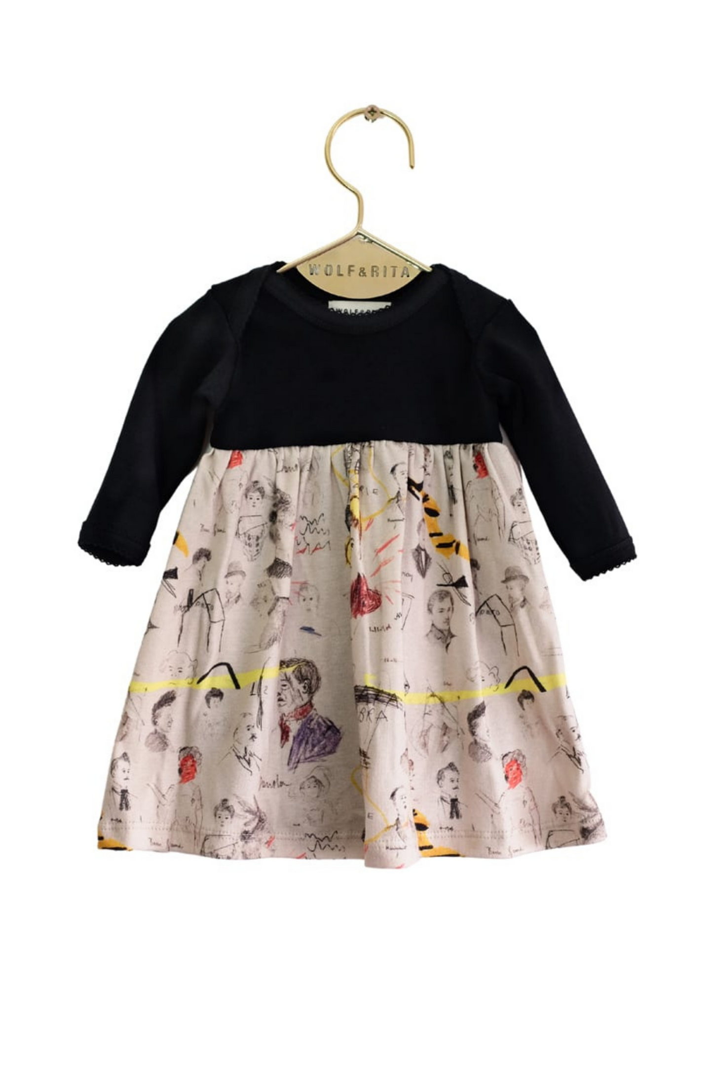 DRESS Carolina Black Faces