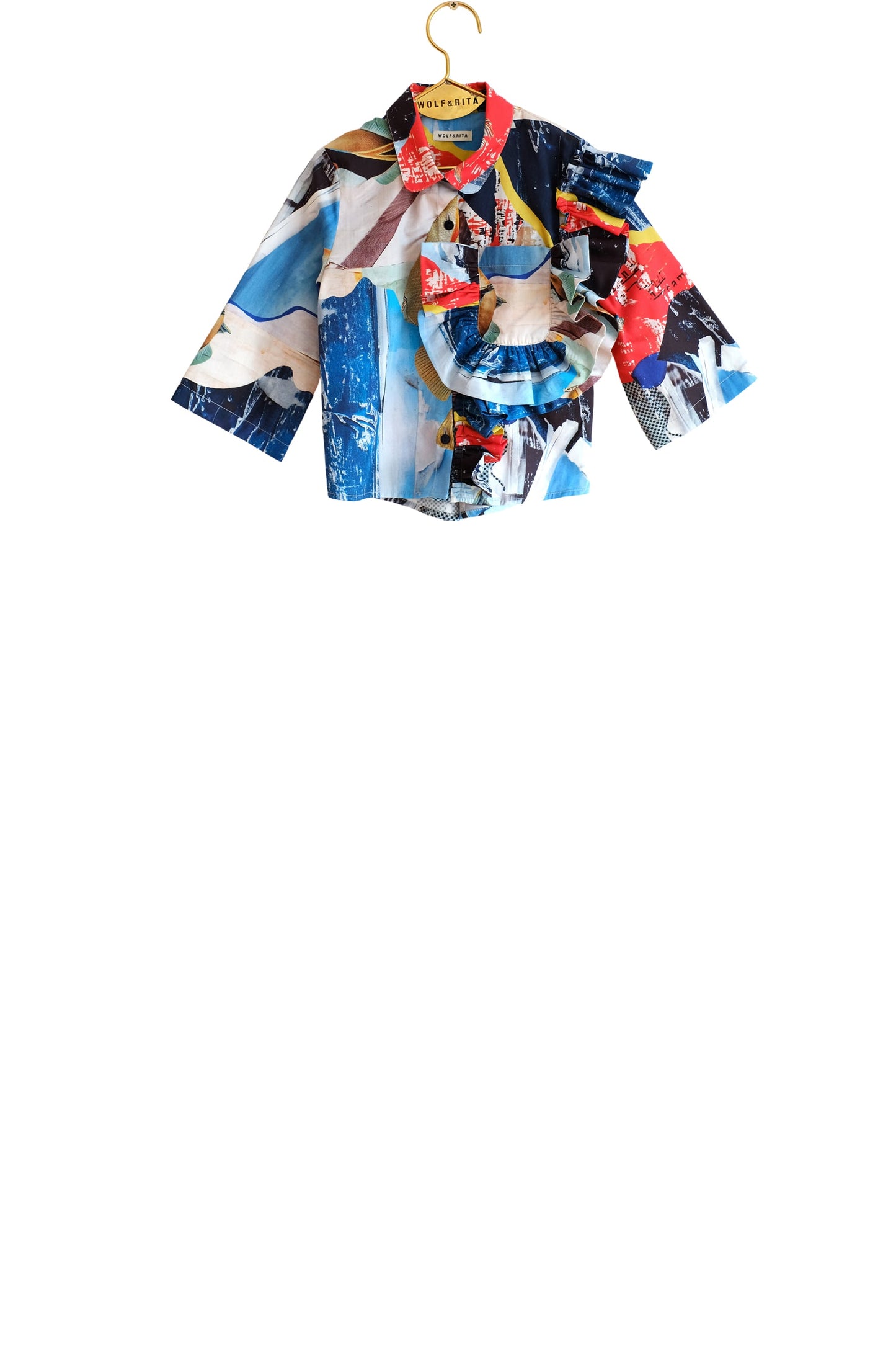 BLOUSE Carolina Shimmering Blues