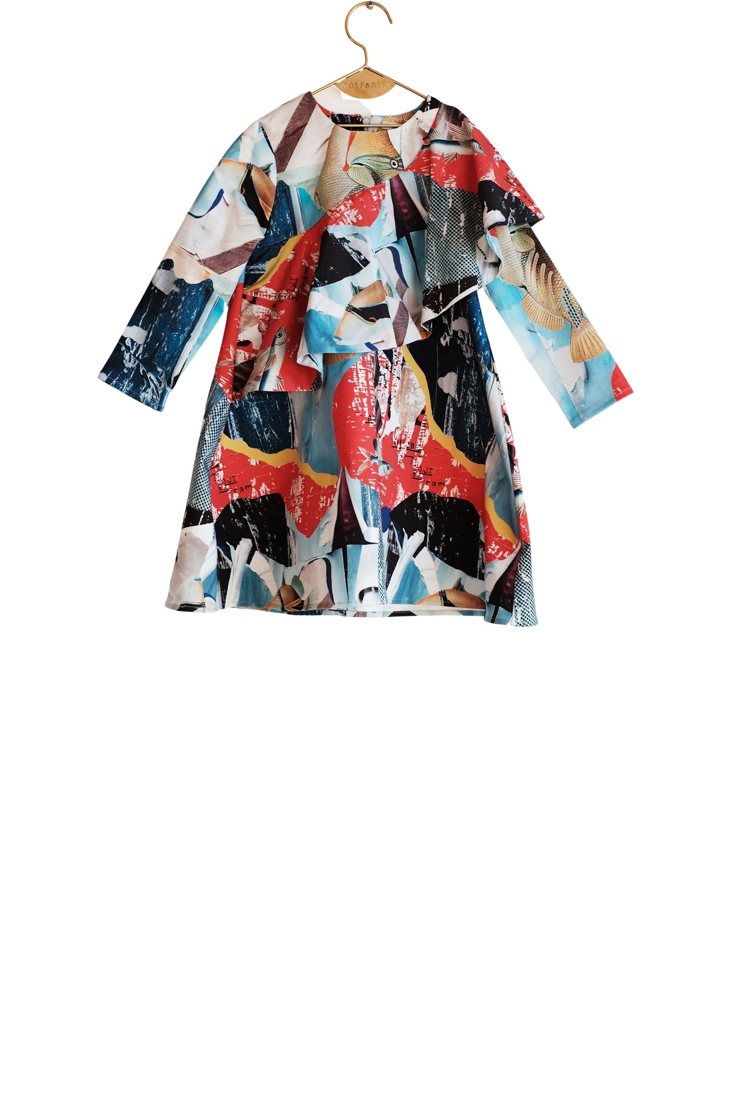 DRESS Cristina Shimmering Blues