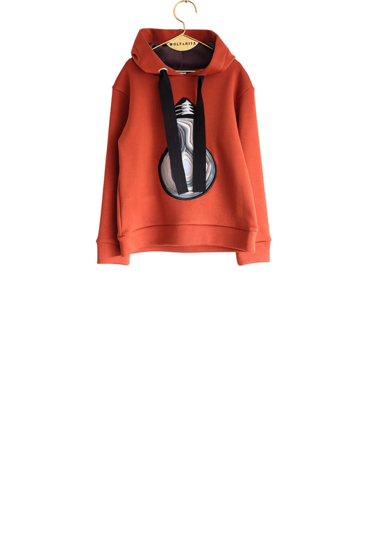 SWEATSHIRT David Orange Man