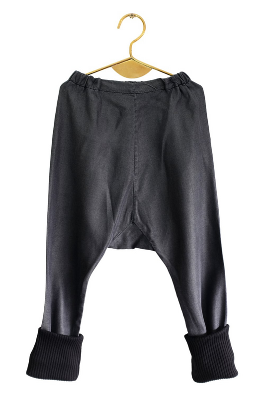 TROUSERS Domingos Black Tencel