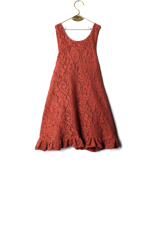 DRESS Clarice Brick Lace