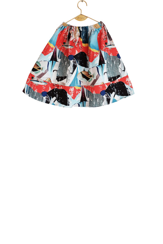 SKIRT Lurdes Shimmering Blues