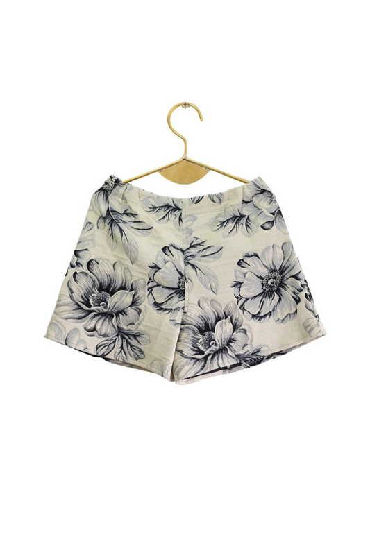 SHORTS Márcia Flower Jacquard