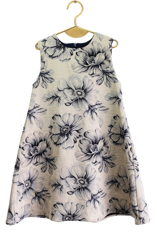 DRESS Mariana Flower Jacquard