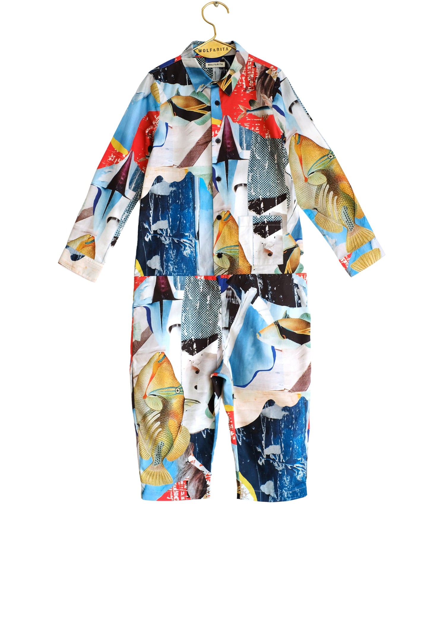 JUMPSUIT Miguel Shimmering Blues