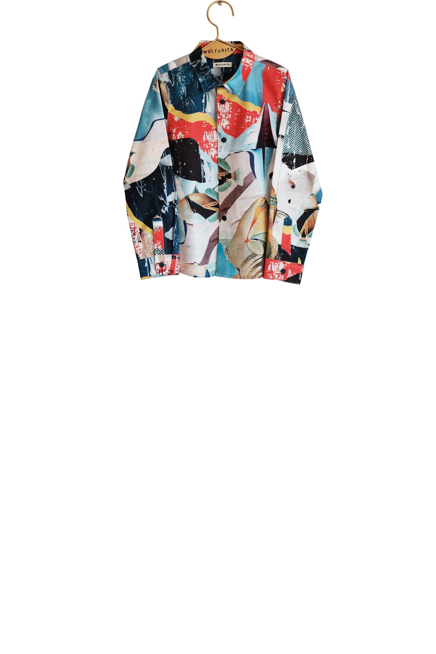 SHIRT Roberto Shimmering Blues Man