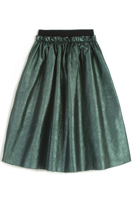 SKIRT Silvina Shinny Green