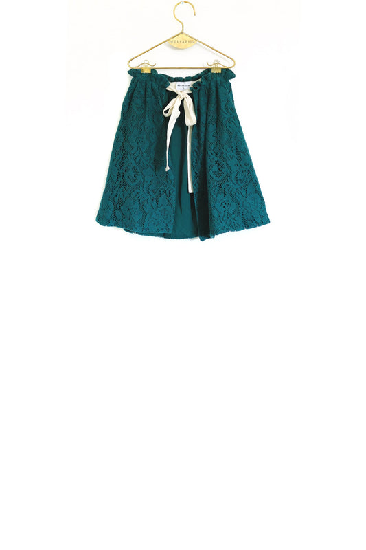 SKIRT Helena Green Lace
