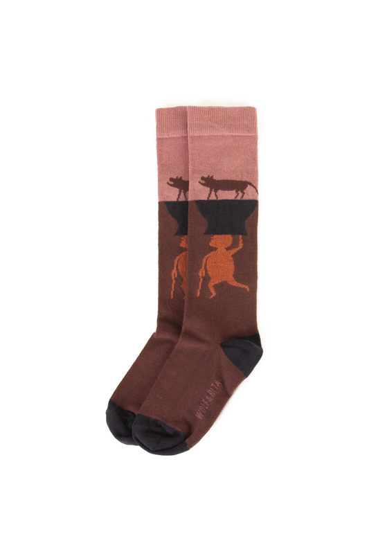 SOCKS Animals Pink