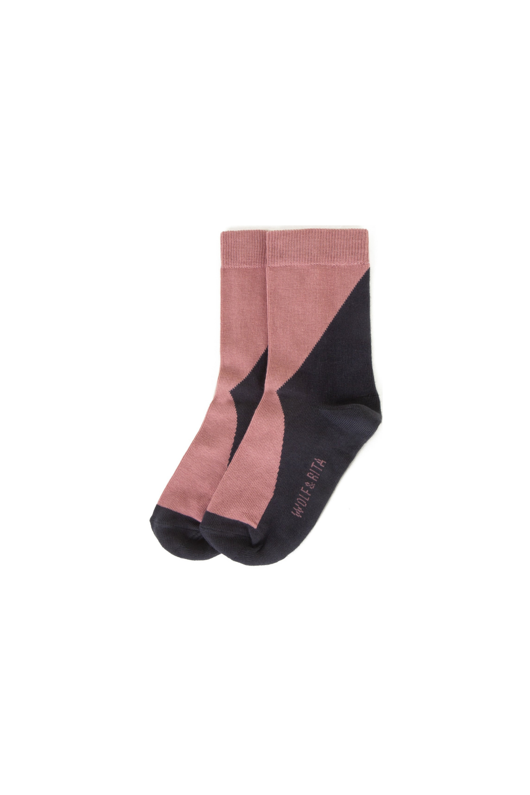 Socks Geometric Pink