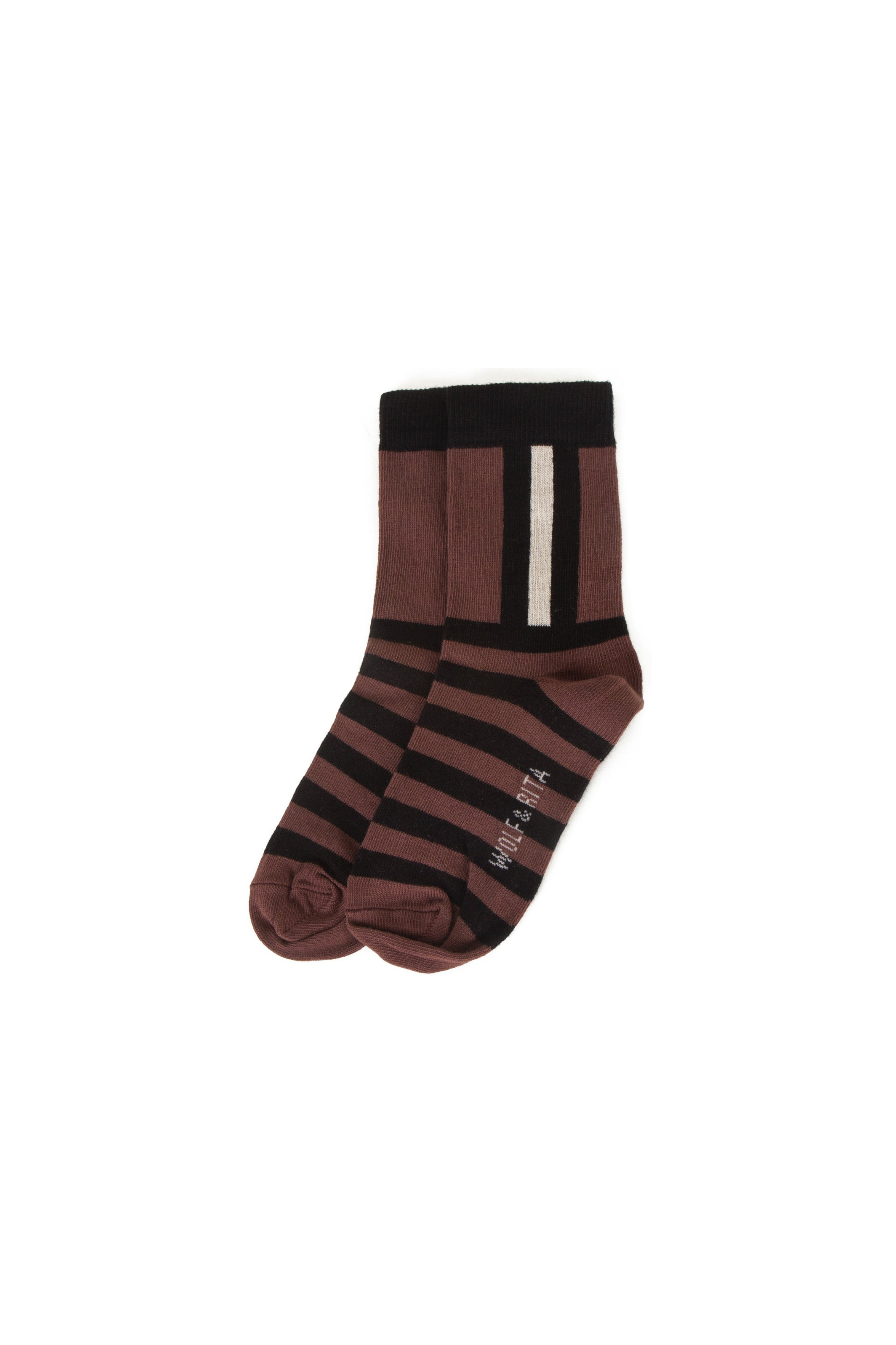 Socks Stripes Bordeaux