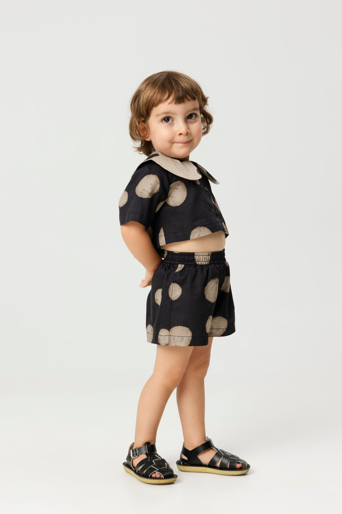 SHORTS Augusto Baby Polka Black