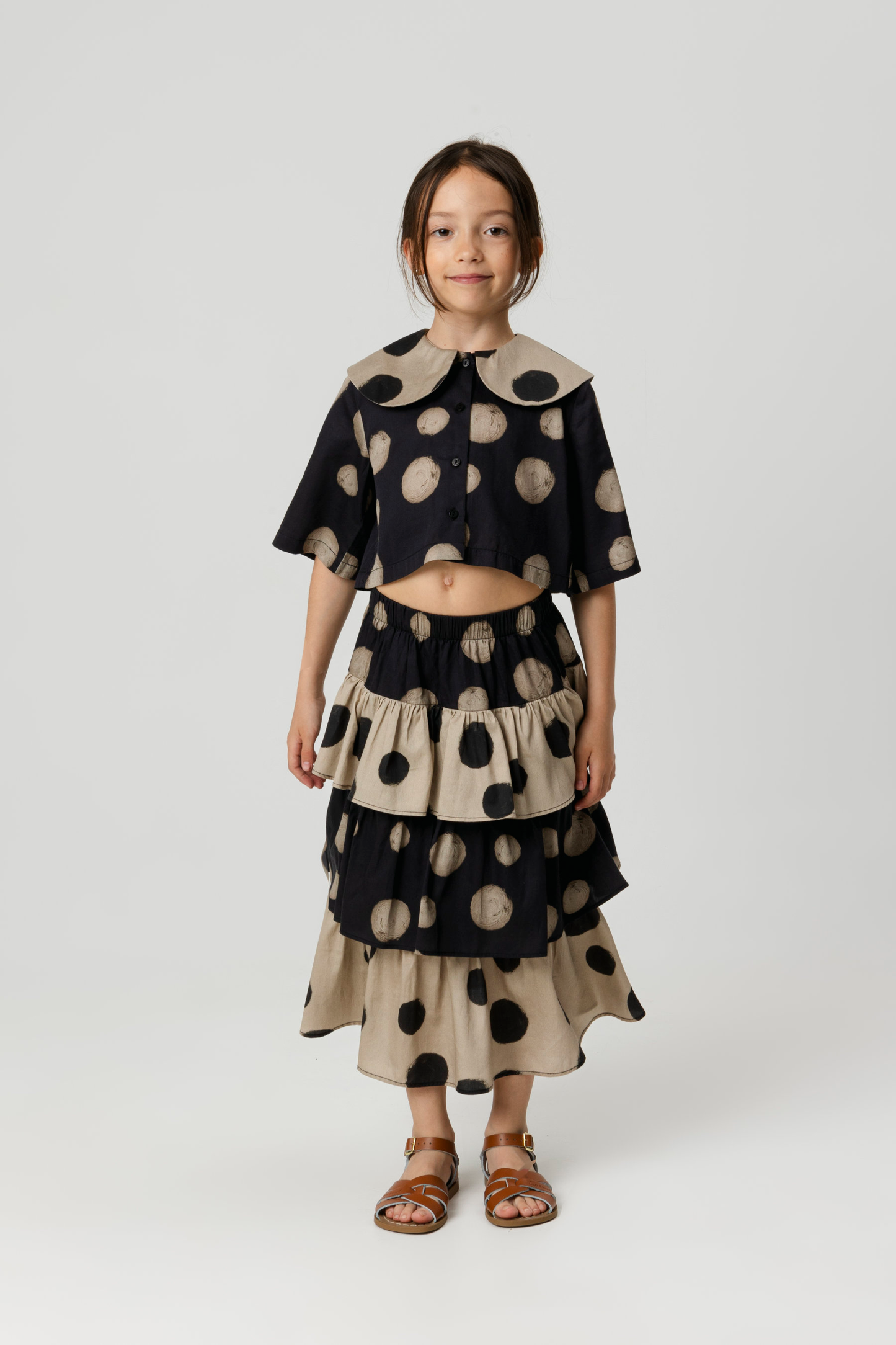 BLOUSE Leonilde Polka Black