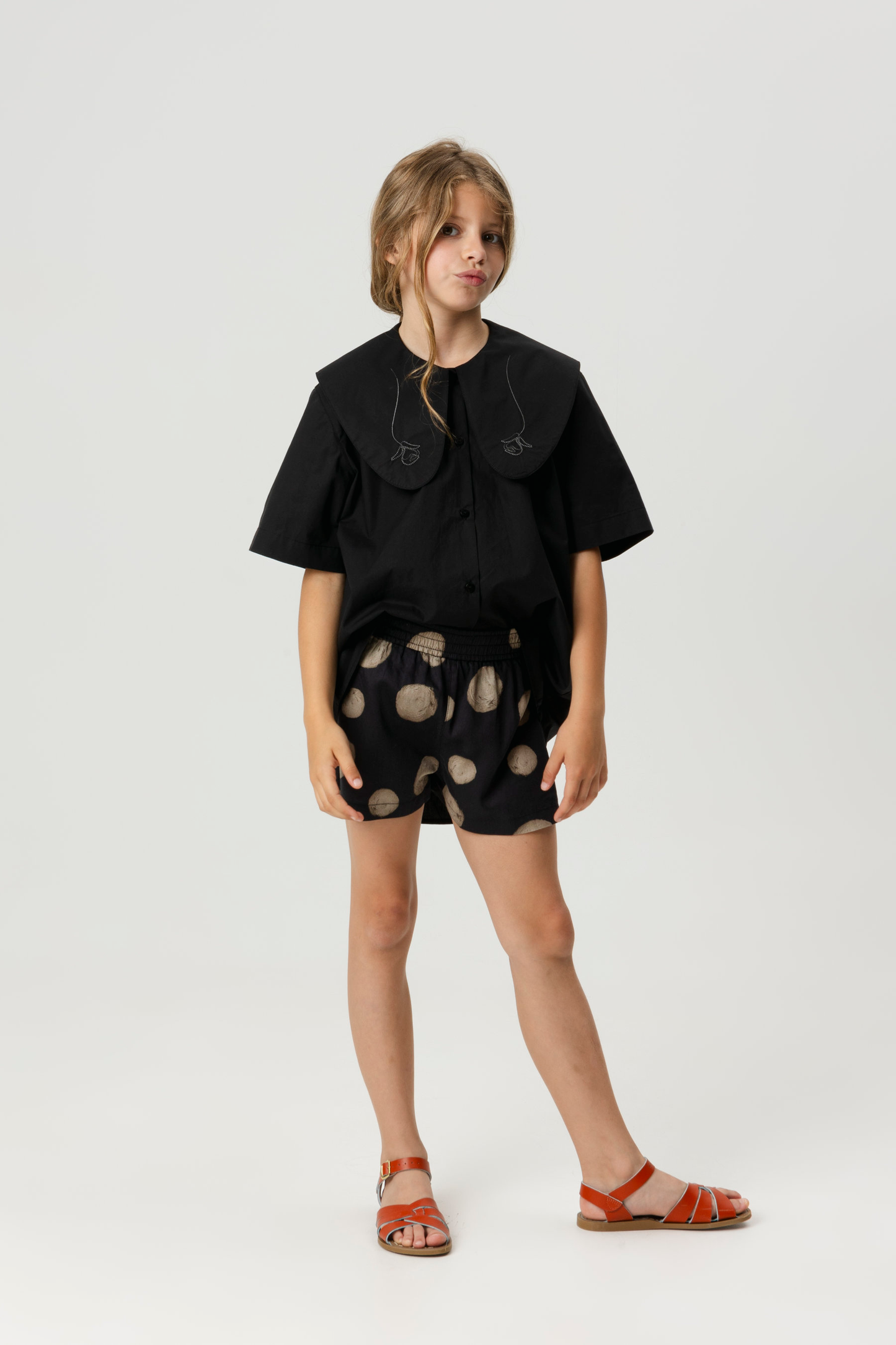 SHORTS Augusto Polka Black