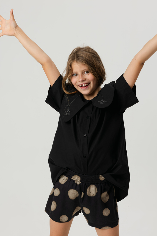 SHORTS Augusto Polka Black