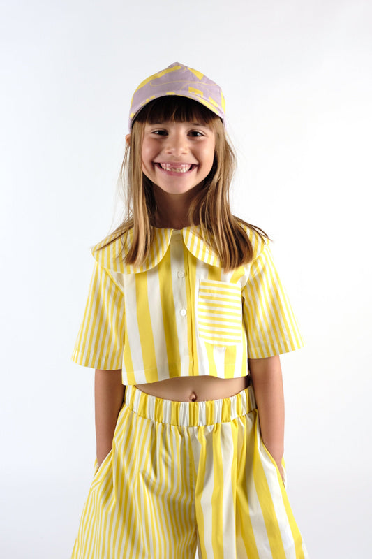 Leonilde Yellow Stripes