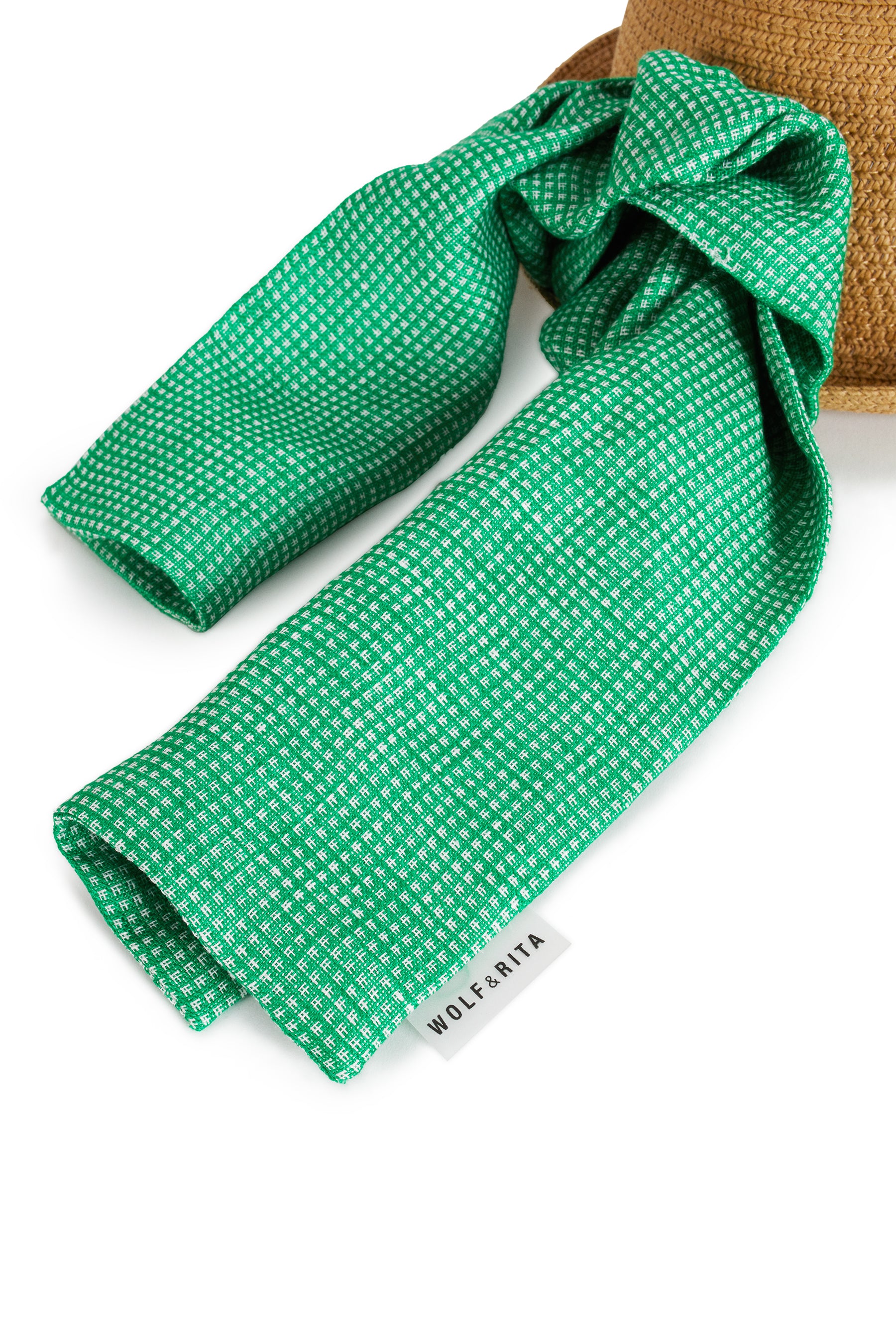 Solange Green Linen
