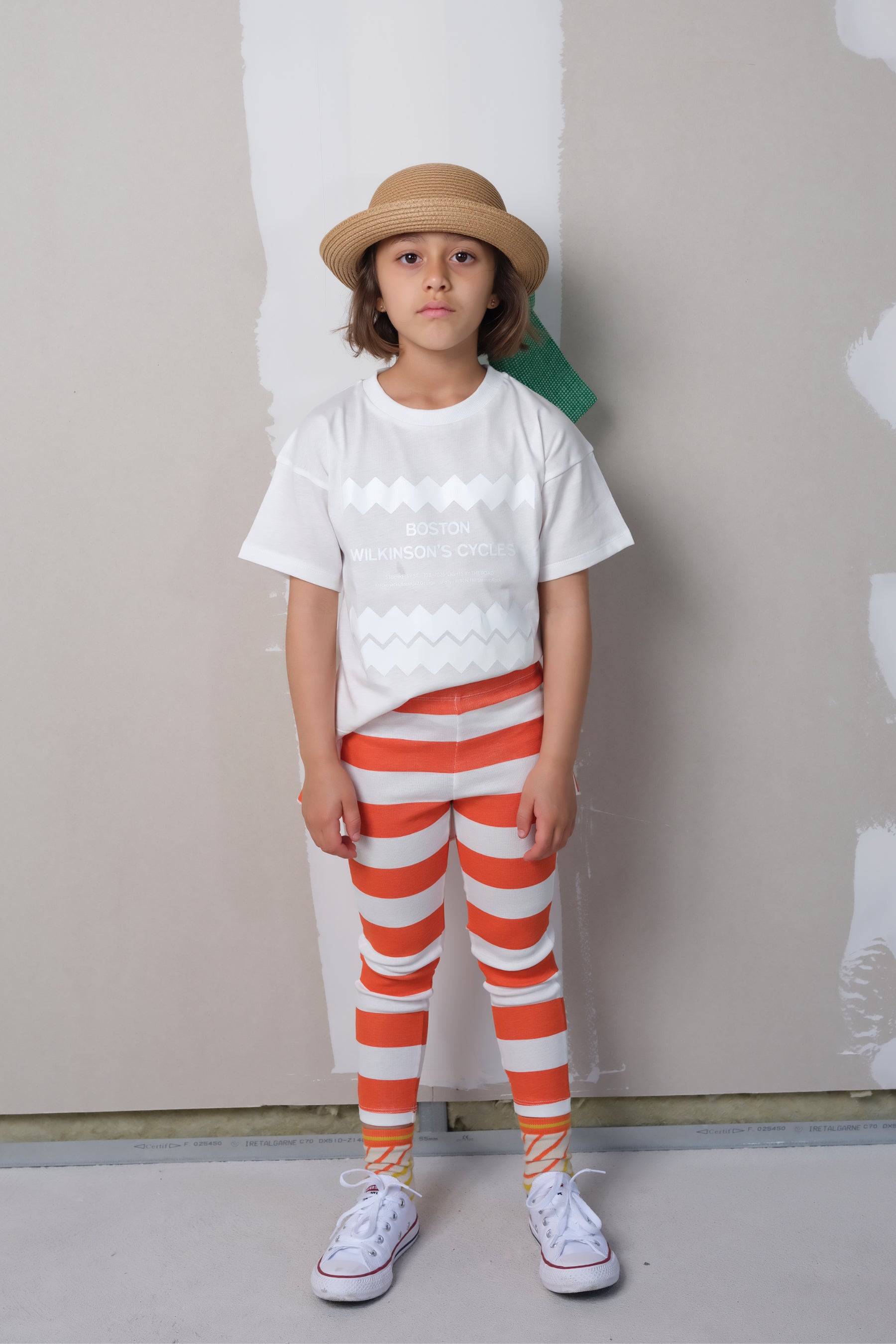 Ana Orange Stripes